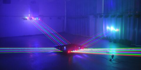 Maquina laser varias luces